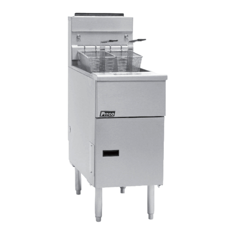 Pitco Frialator SG 14 Specifications