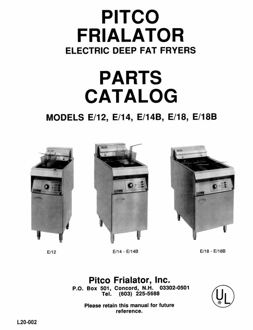 Pitco E14B Instruction Manual