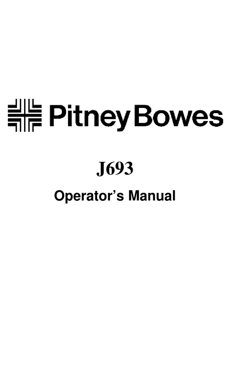 Pitney Bowes J693 User manual