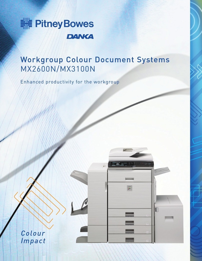 Pitney Bowes DANKA MX2600N Brochure & specs