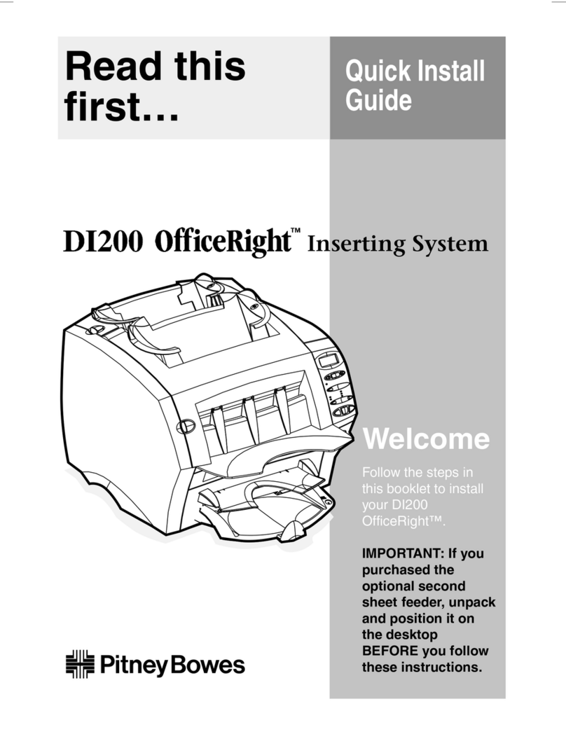 Pitney Bowes OFFICERIGHT DI200 User manual