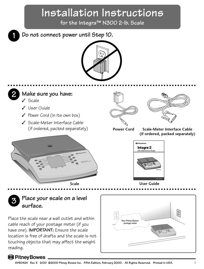Pitney Bowes Integra N300 installation instructions