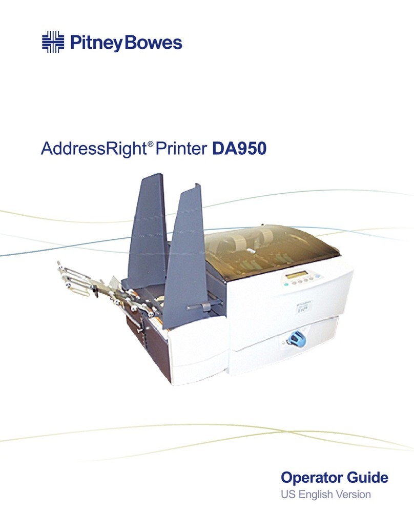 Pitney Bowes ADDRESSRIGHT DA950 Manual