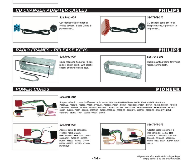 Pioneer S20.7945-005 Catalogue Pioneer S20.7945-005 Catalogue