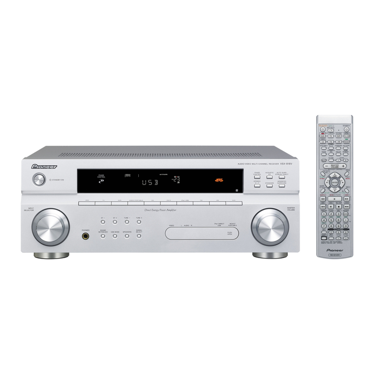 Pioneer VSX-818V-K operating instructions
