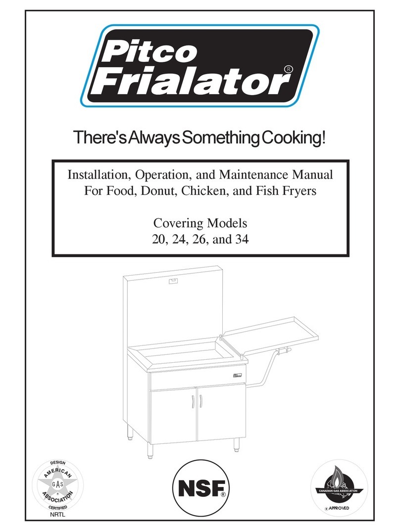 Pitco 20 User manual
