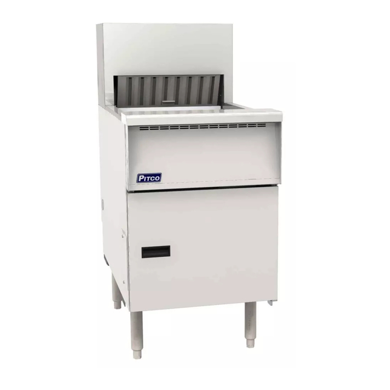 Pitco 12 Installation, operating  & service instructions