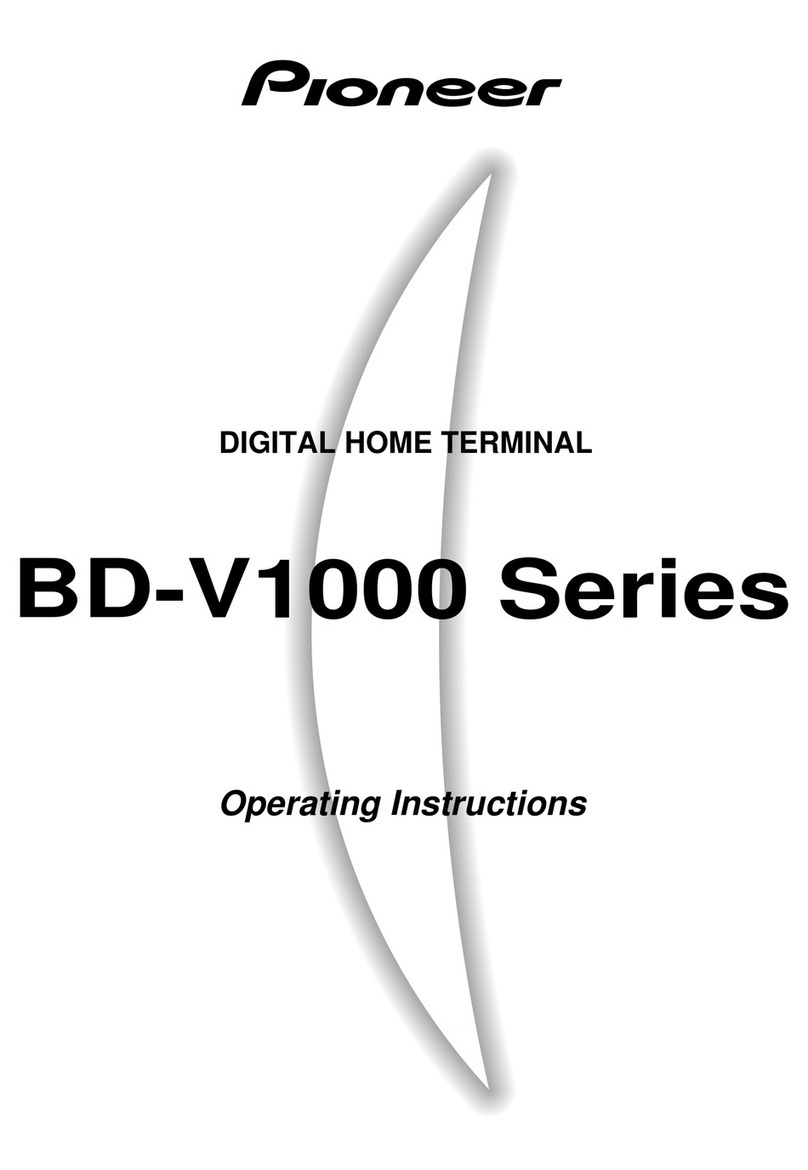 Pioneer BD-V1000 Series operating instructions