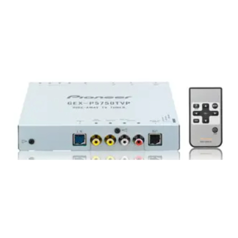 Pioneer GEX-P5750TVP User manual