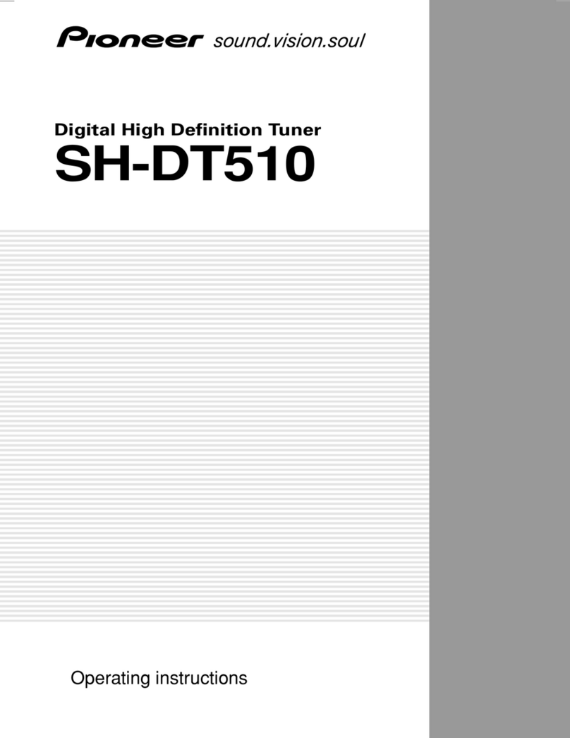 Pioneer SH-DT510 User manual