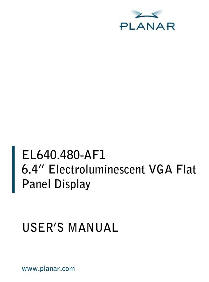 Planar EL640.480-AF1 user manual