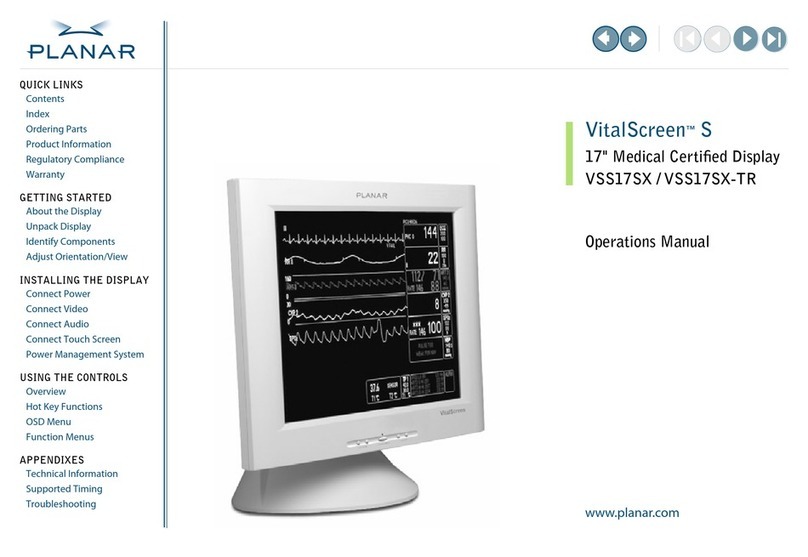 Planar VitalScreen S VSS17SX User manual
