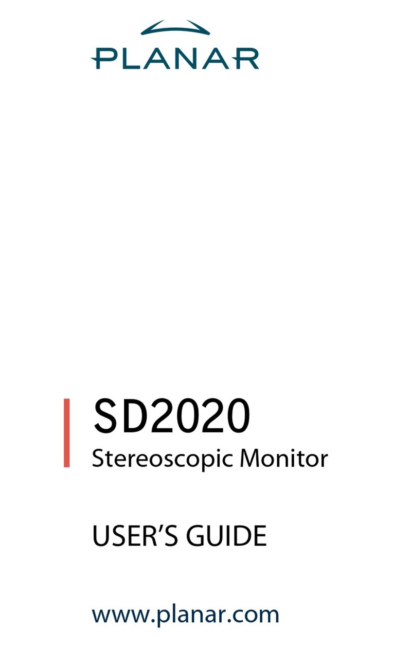 Planar SD2020 User manual