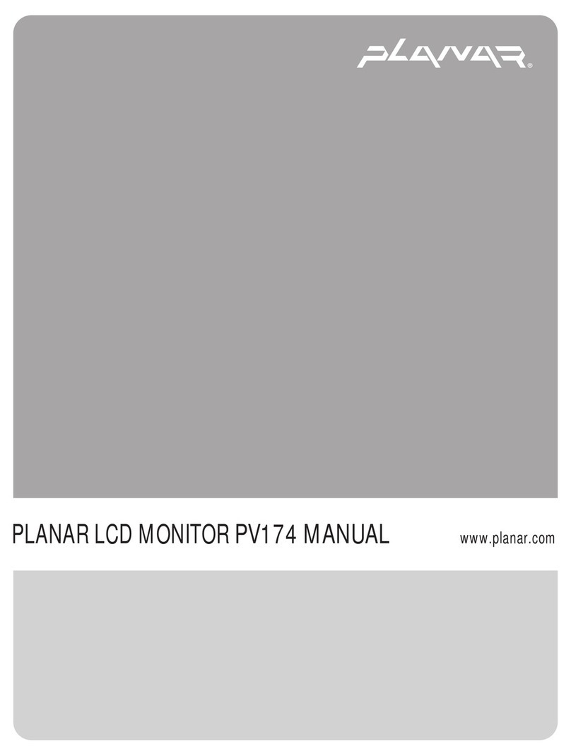Planar PV174 User manual Planar PV174 User manual