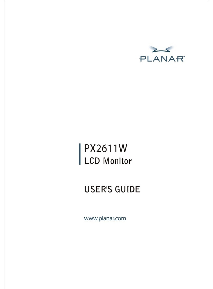Planar PX2611W User manual