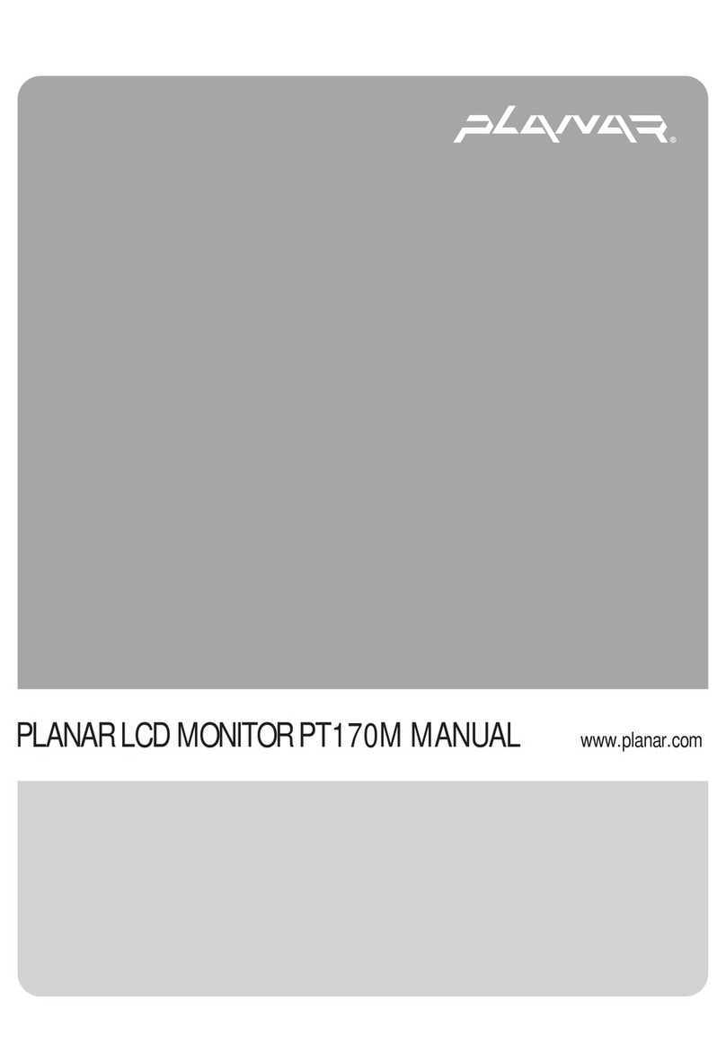 Planar PT170 User manual Planar PT170 User manual