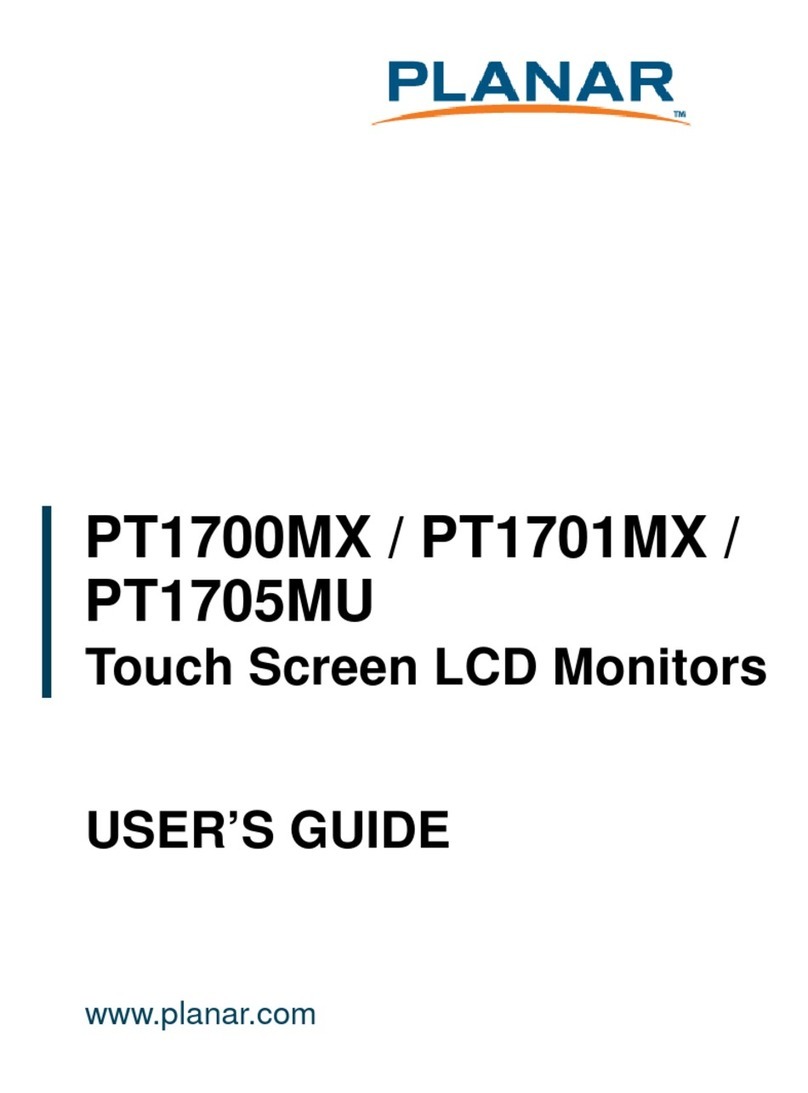 Planar PT1700MX User manual