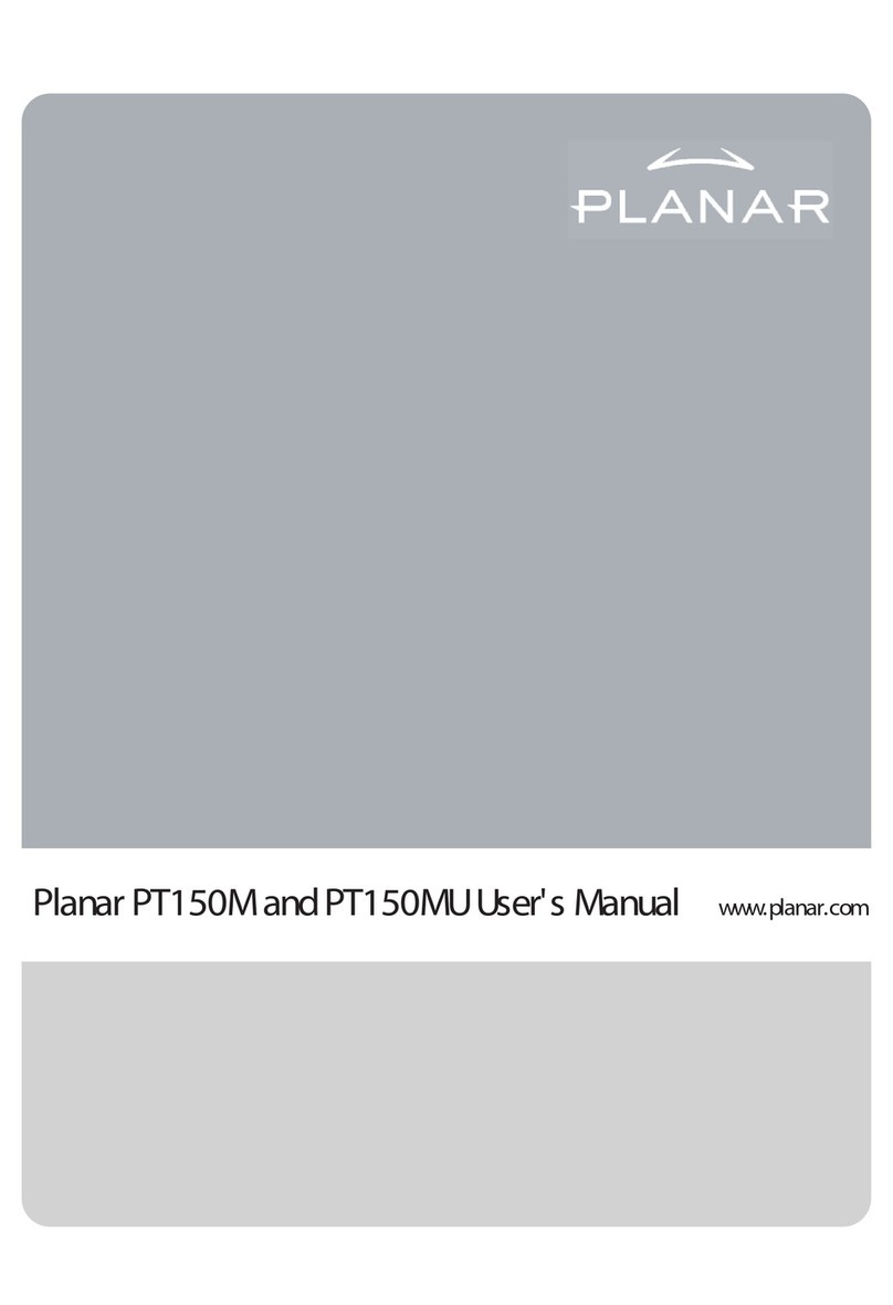 Planar PT150M User manual