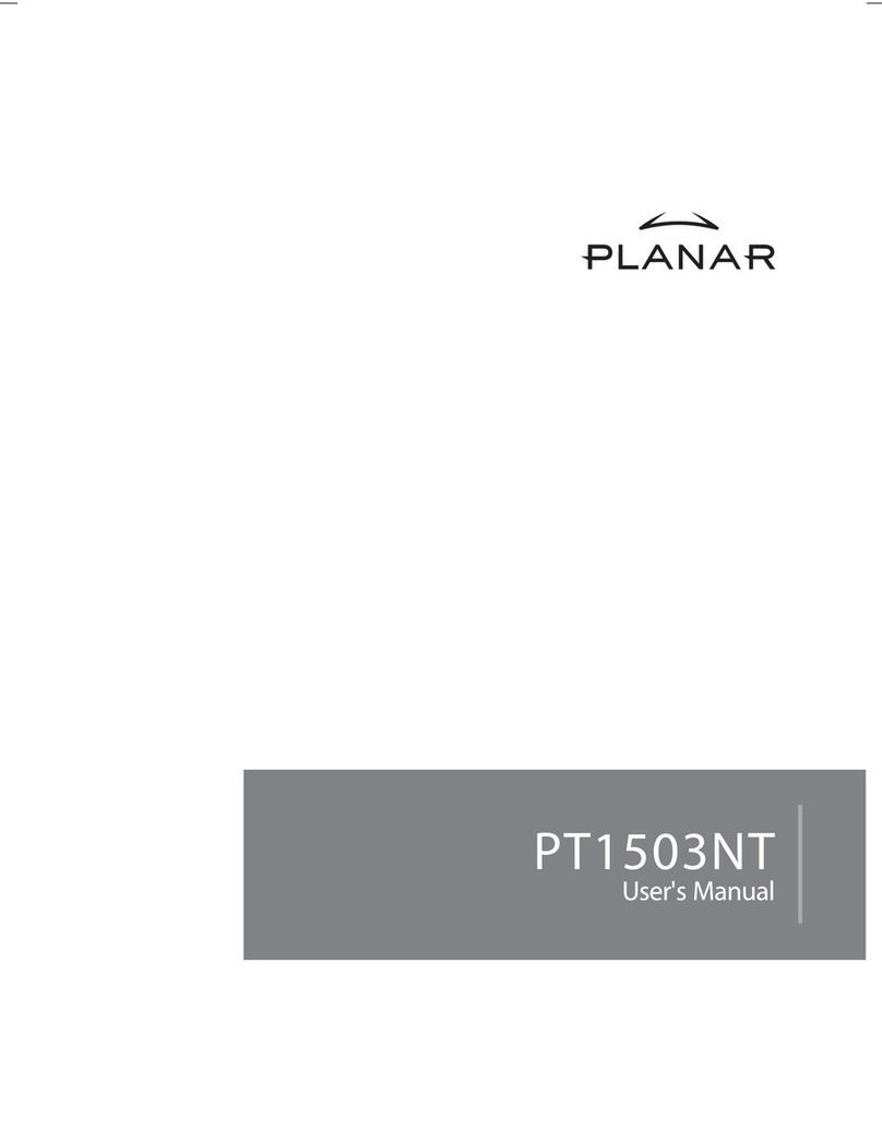 Planar PT1503NT User manual Planar PT1503NT User manual