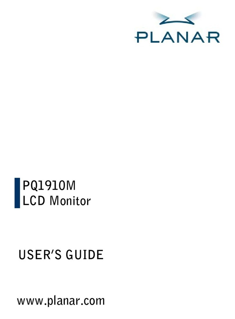Planar PQ1910M User manual Planar PQ1910M User manual