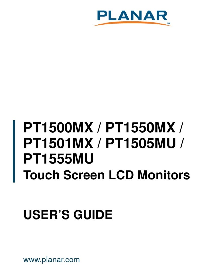 Planar PT1500MX User manual