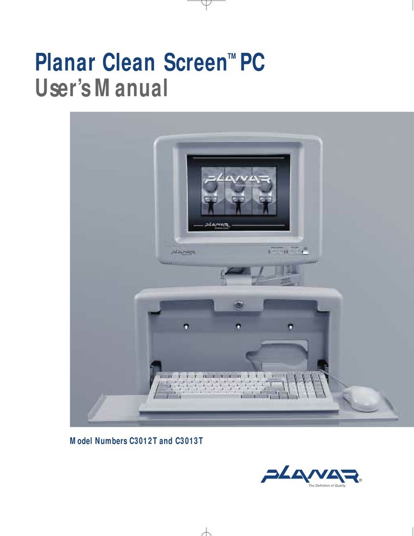 Planar Clean Screen C3012T User manual