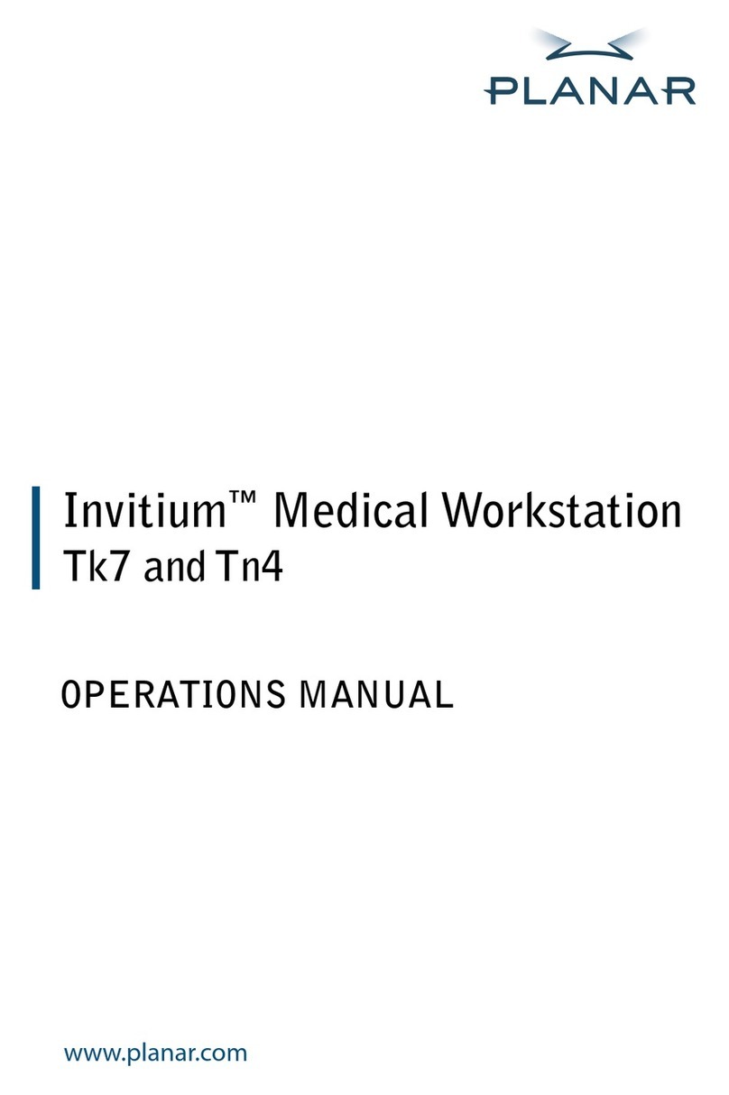 Planar Invitium Tk7 User manual