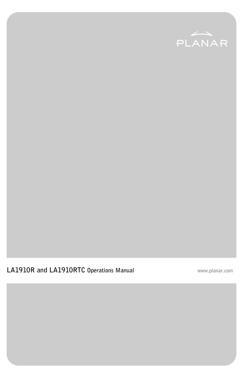Planar LA1910R User manual