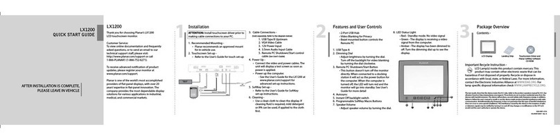 Planar LX1200TR User manual