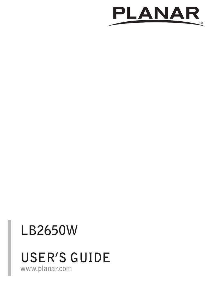 Planar LB2650W User manual