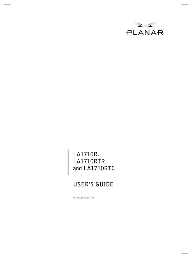 Planar LA1710R User manual Planar LA1710R User manual