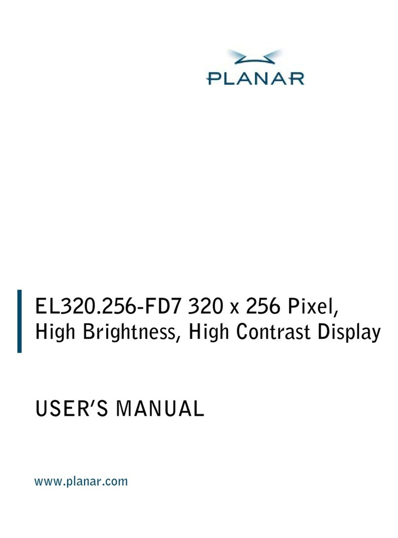 Planar EL320.256-FD7 User manual