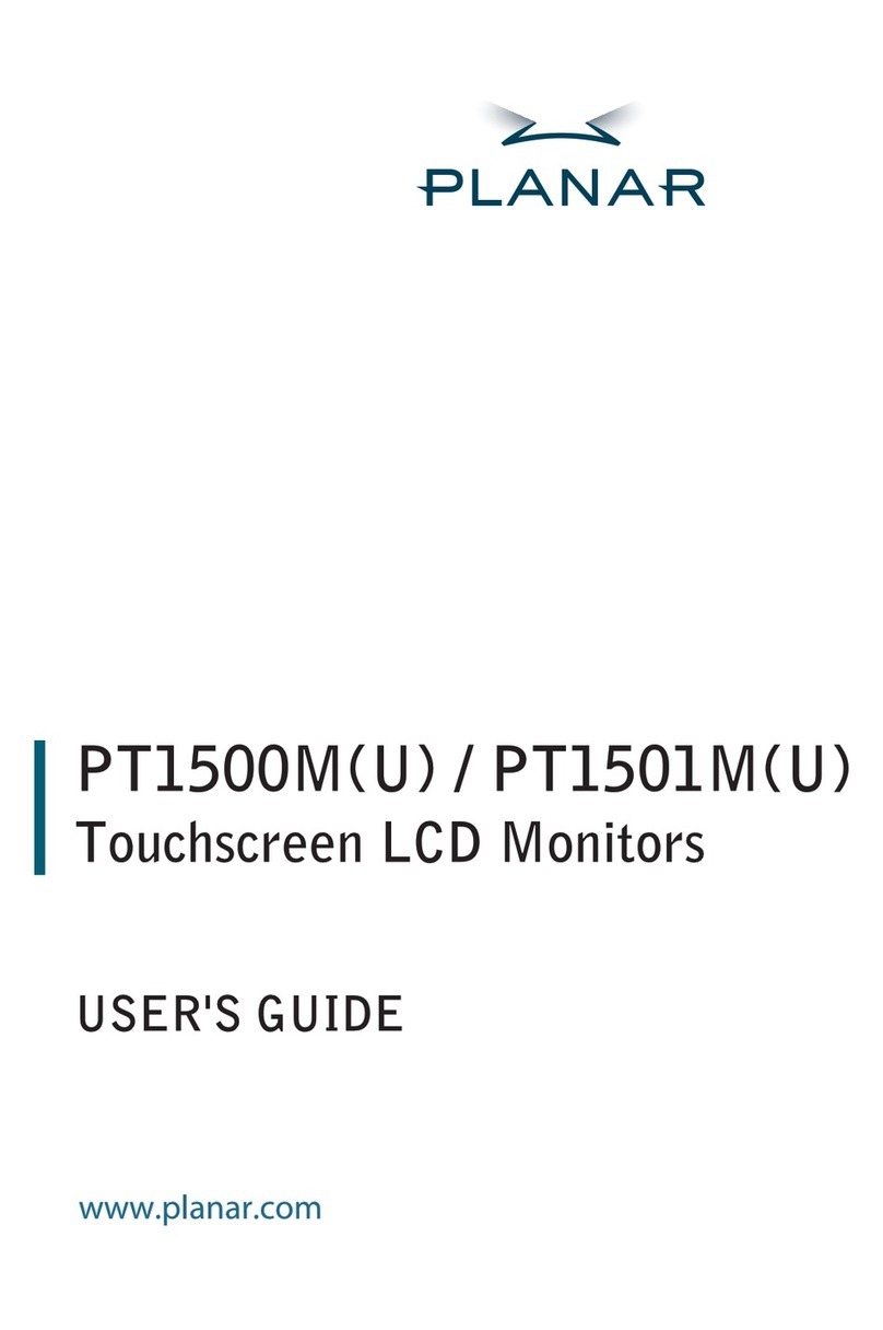 Planar PT1501M User manual Planar PT1501M User manual