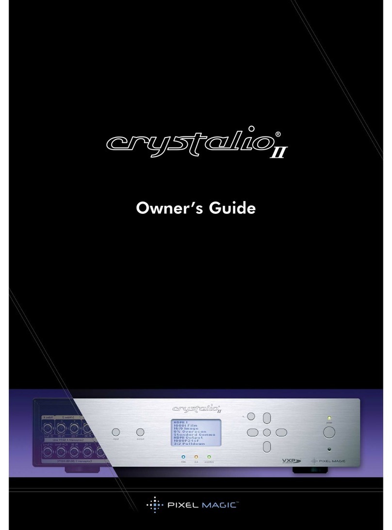 Pixel Magic Systems VPS3800 owner's guide