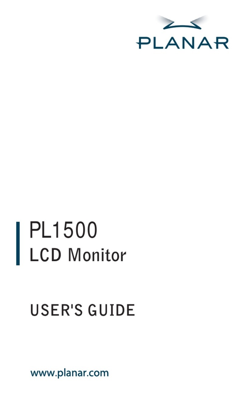 Planar PL1500 User manual
