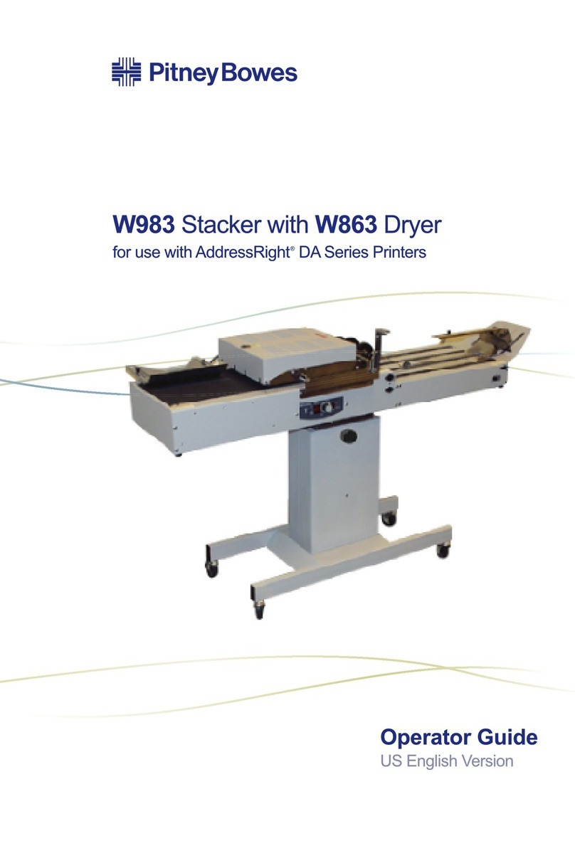 Pitney Bowes W863 Operator's guide