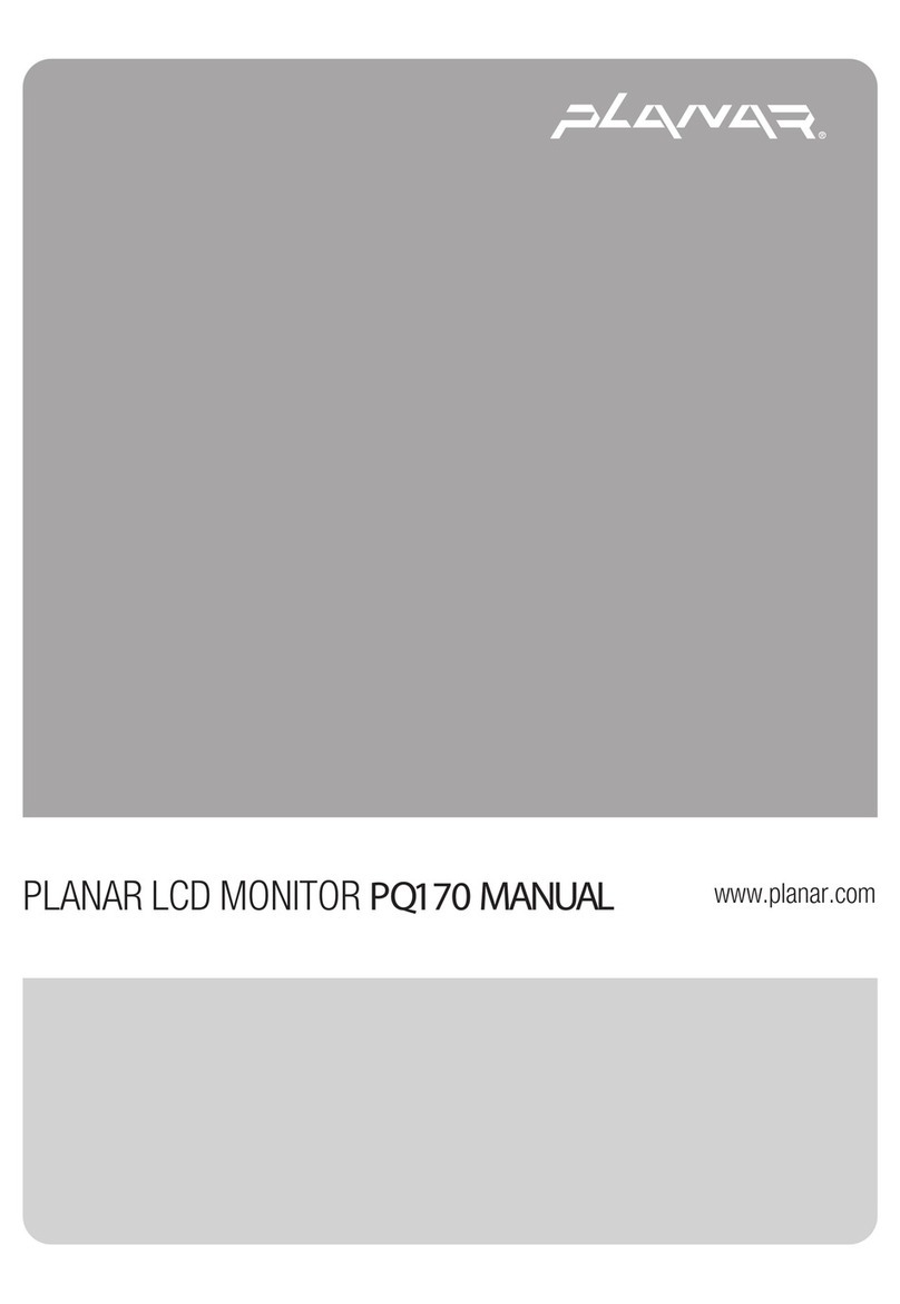 Planar PQ170 User manual Planar PQ170 User manual