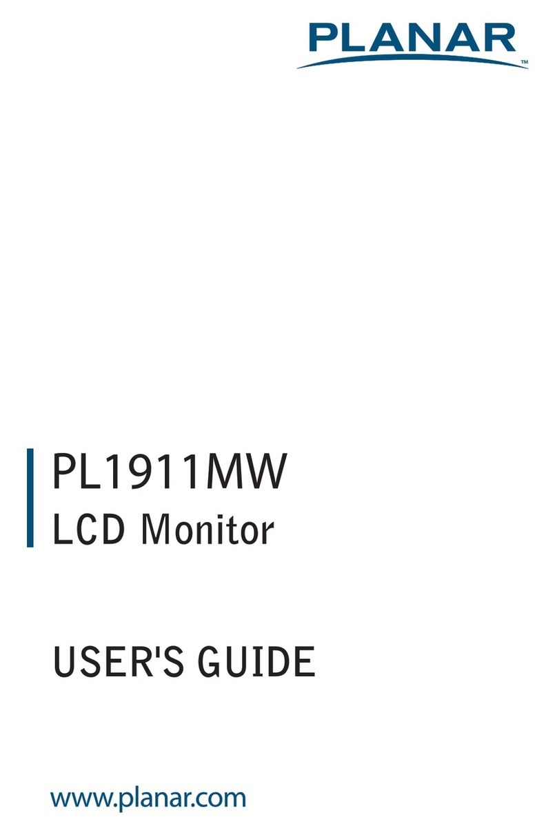 Planar PL1911MW User manual Planar PL1911MW User manual