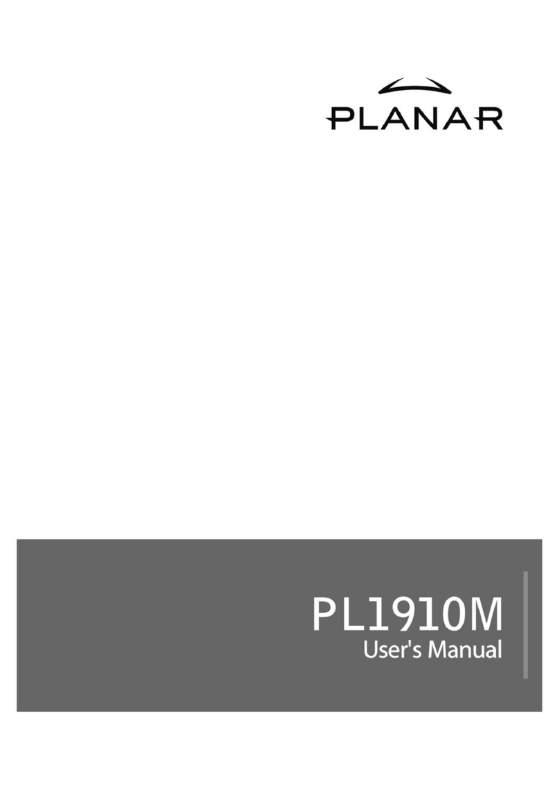 Planar PL1910 M User manual Planar PL1910 M User manual