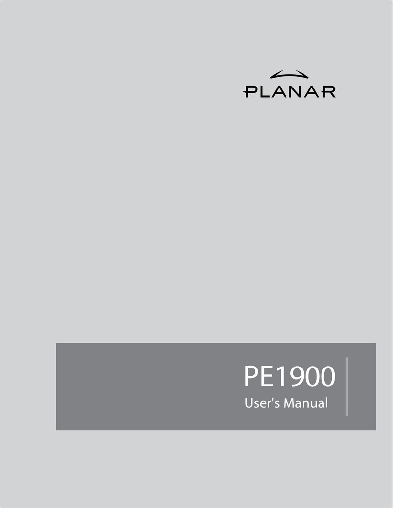 Planar PE1900 User manual