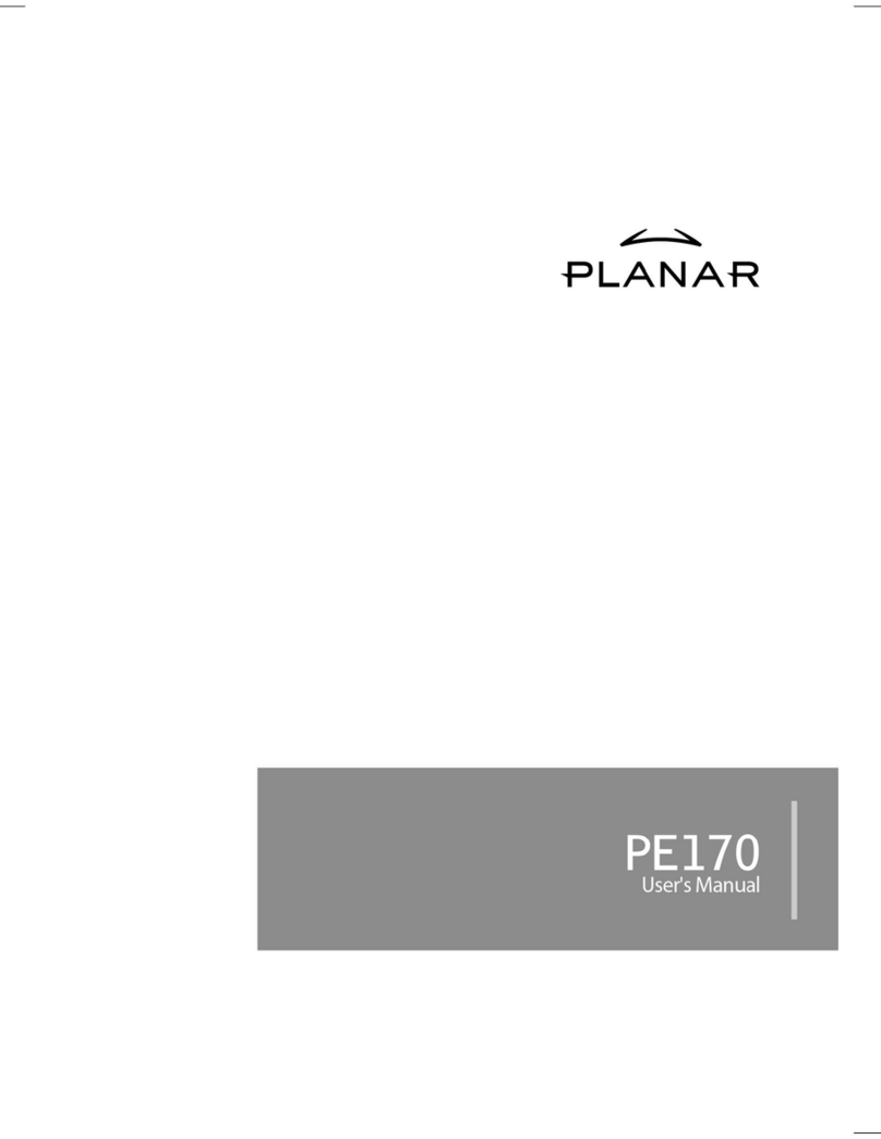 Planar PE170 user manual