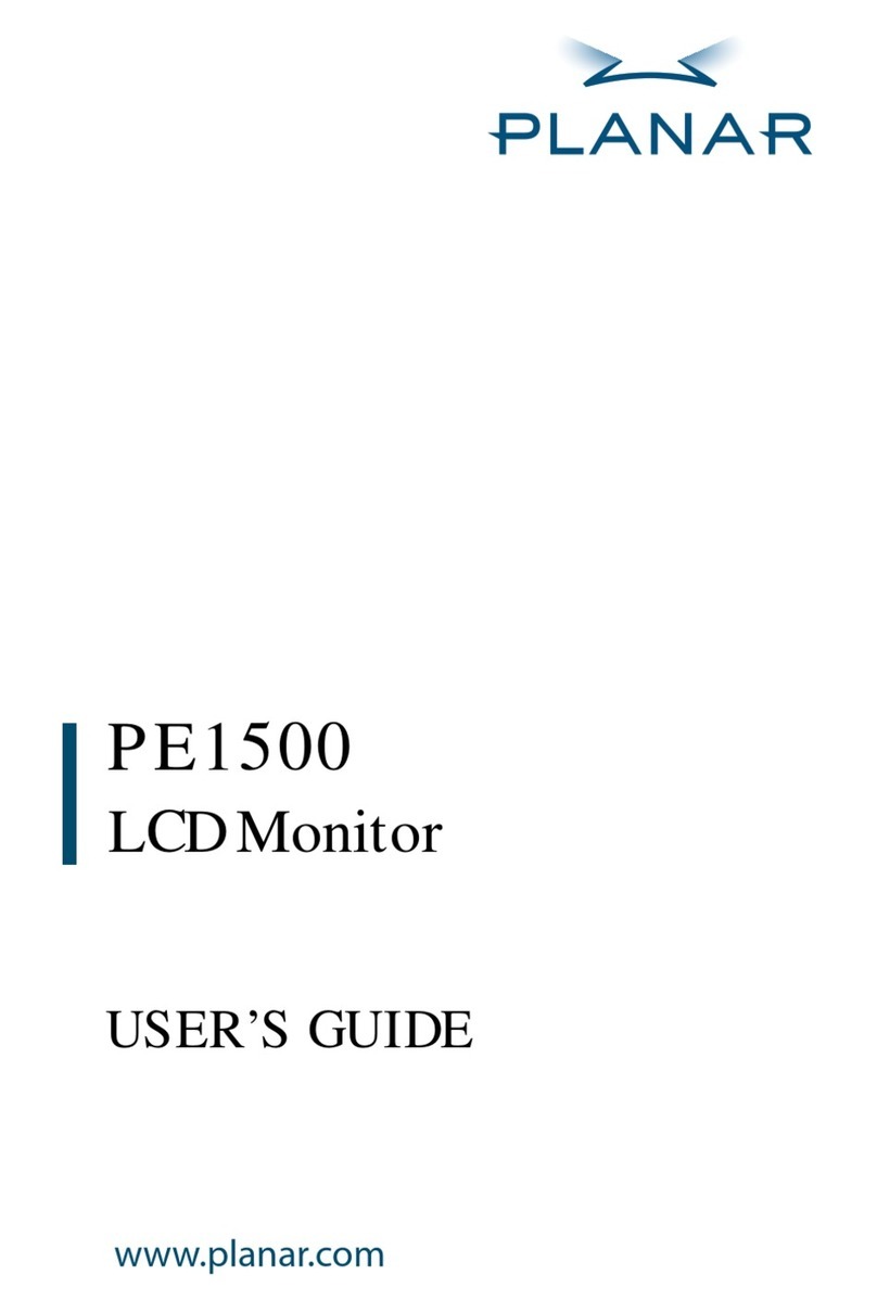 Planar PE1500 User manual