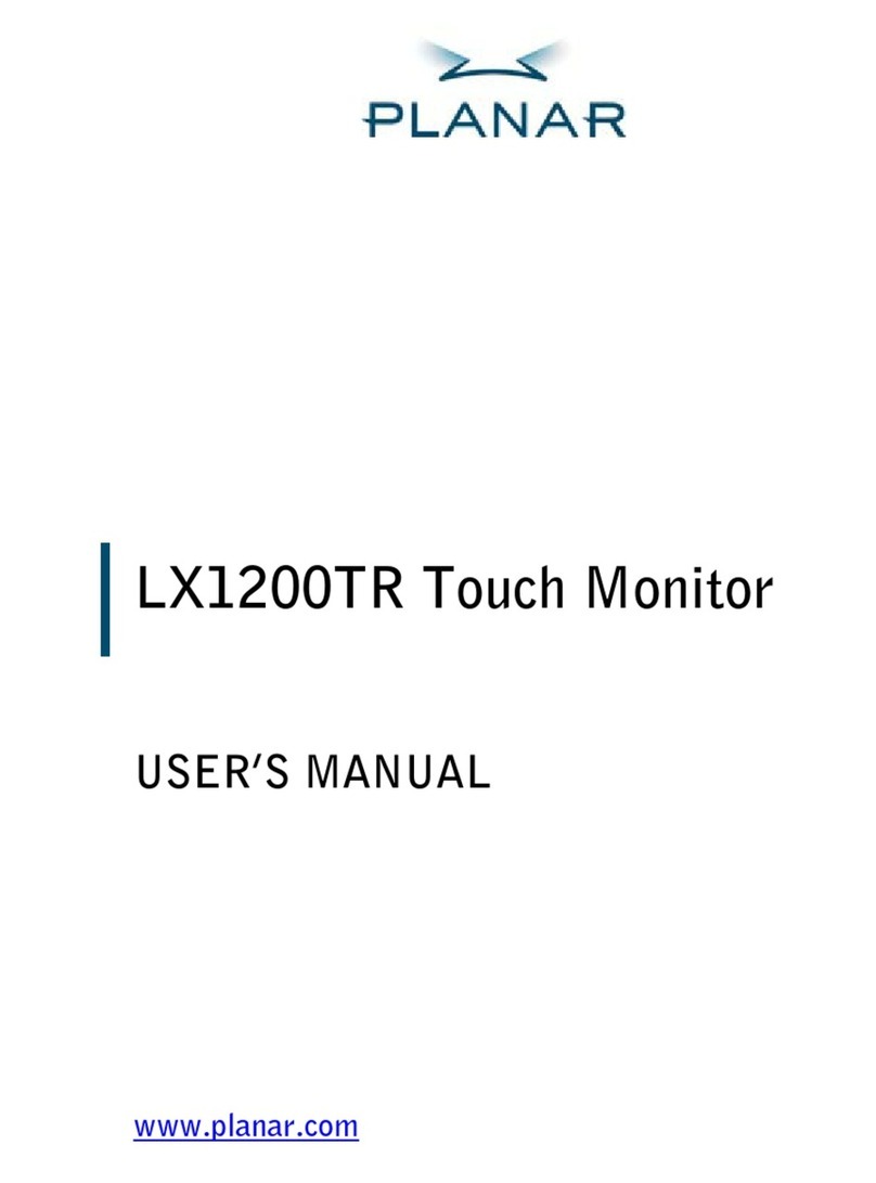 Planar LX1200TR User manual Planar LX1200TR User manual