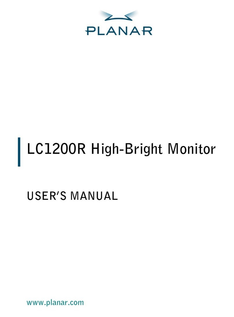 Planar LC1200R User manual Planar LC1200R User manual
