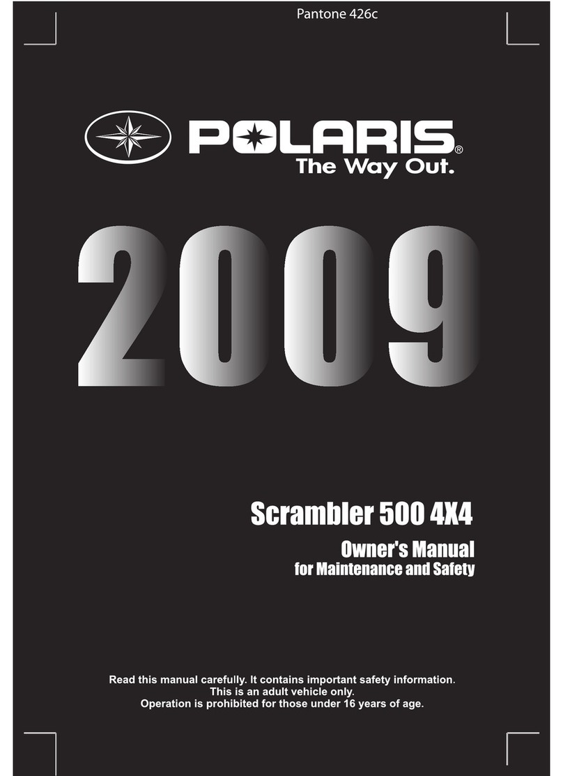Polaris Scrambler 9921777 User manual
