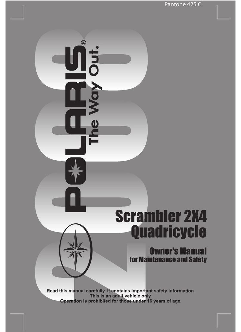 Polaris Scrambler 9921620 User manual