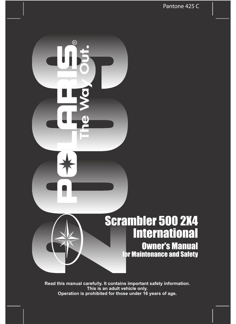 Polaris 500 2X4 User manual