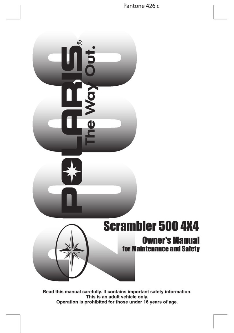 Polaris Scrambler 9921298 User manual