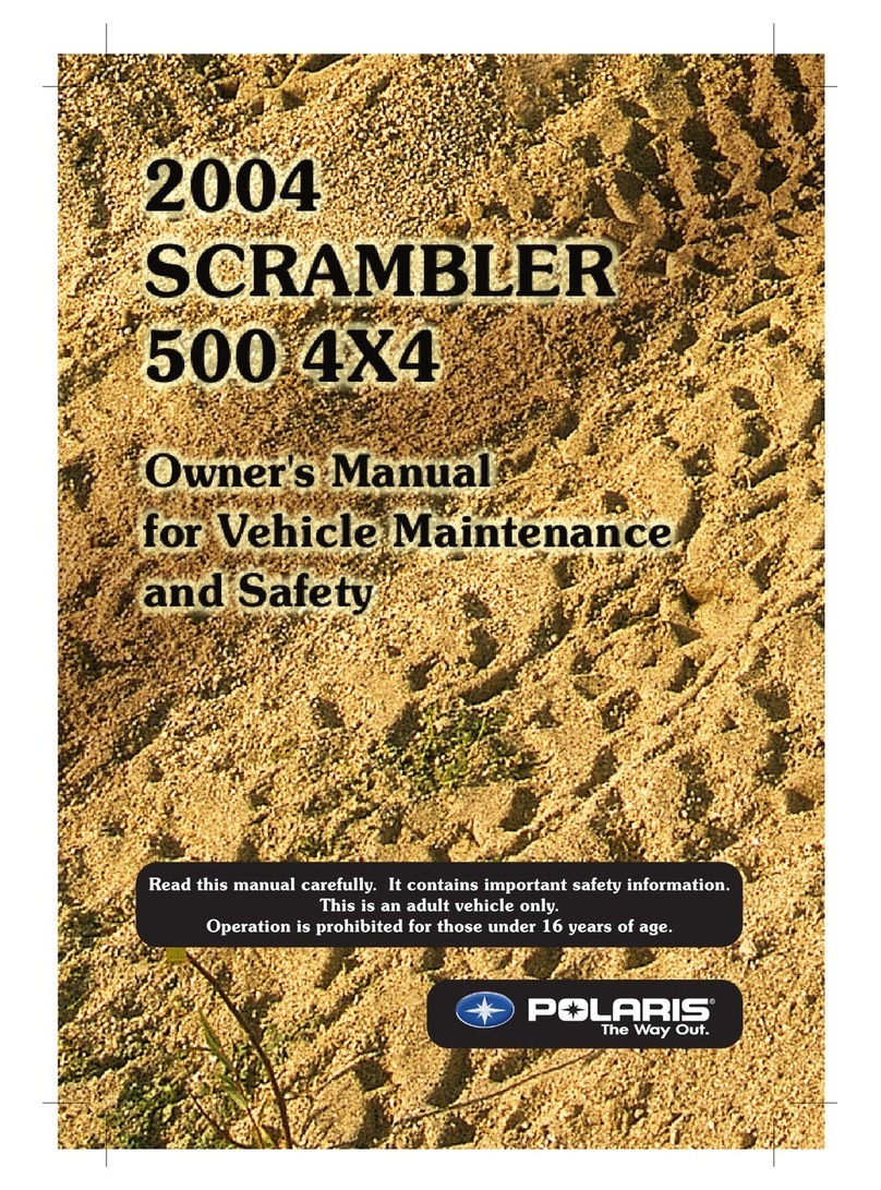 Polaris Scrambler 500 4x4 User manual