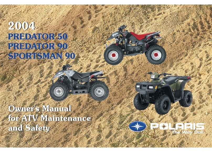 Polaris Predator 50 User manual